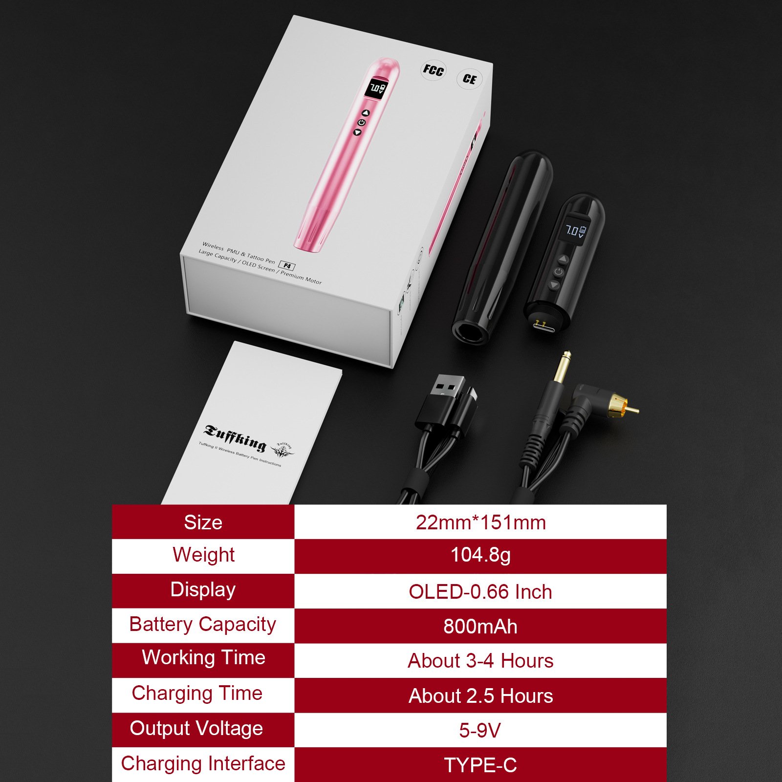 New Arrival LED Private Label Cordless Semi Master Tattoo Electric Permanent Makeup Pmu Machine wireless tattoo pen