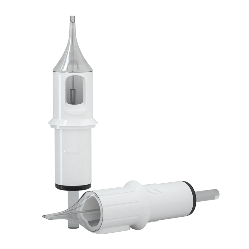 Hold Ink Function Round Liner Shader Tattoo Needle Cartridge White