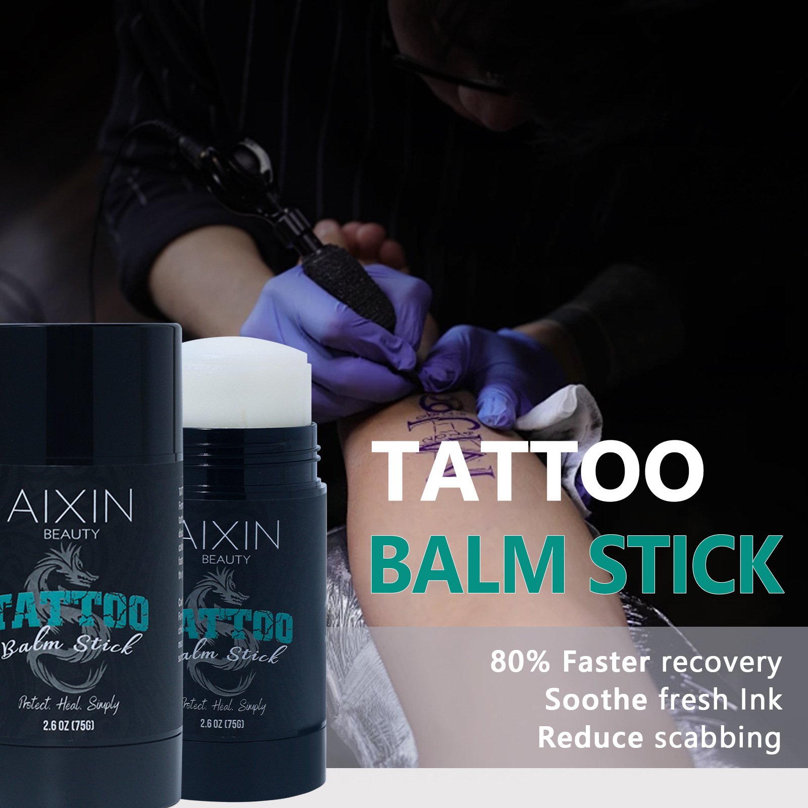 Rotary tattoo stick 75g Moisturizing and Moisturizing Gentle Care Rotary tattoo stick