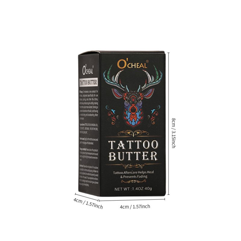 OEM Tattoo Aftercare Cream Tattoo Butter Patterns Helps Heal Prevents Fading Bright-Coloured permanent makeup aftercare ointment