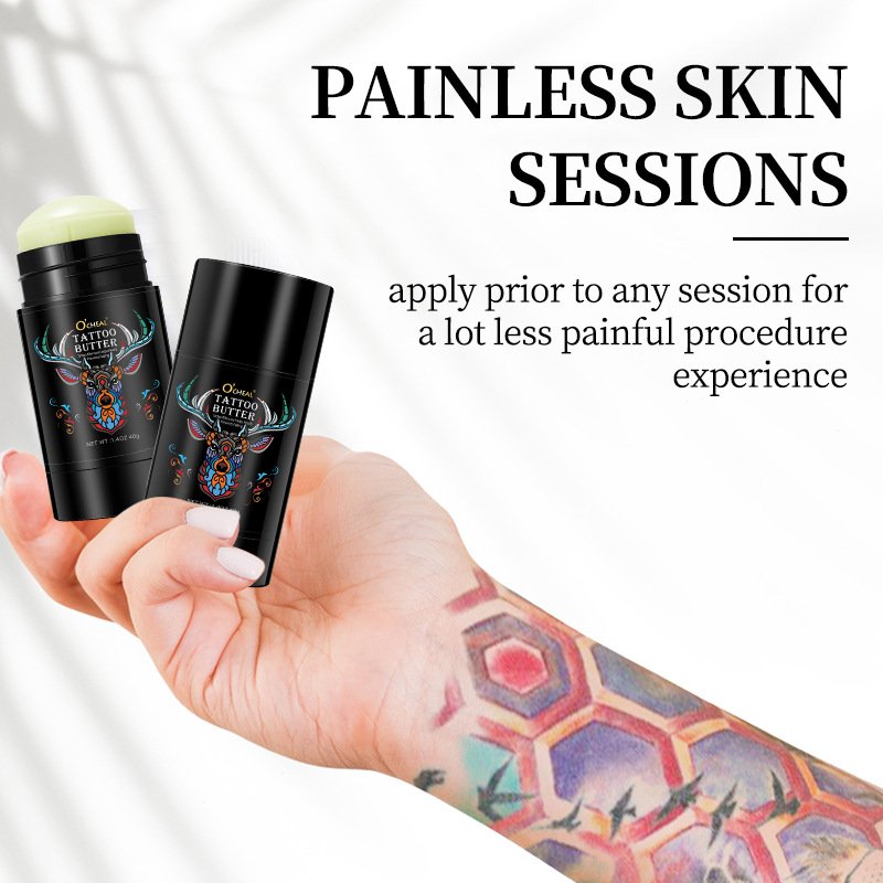 OEM Tattoo Aftercare Cream Tattoo Butter Patterns Helps Heal Prevents Fading Bright-Coloured permanent makeup aftercare ointment