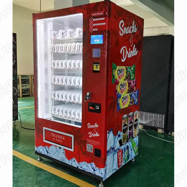 FOCUSVEND Customize game card vending machine for sell tattoo photo sticker accept coin bill card payment