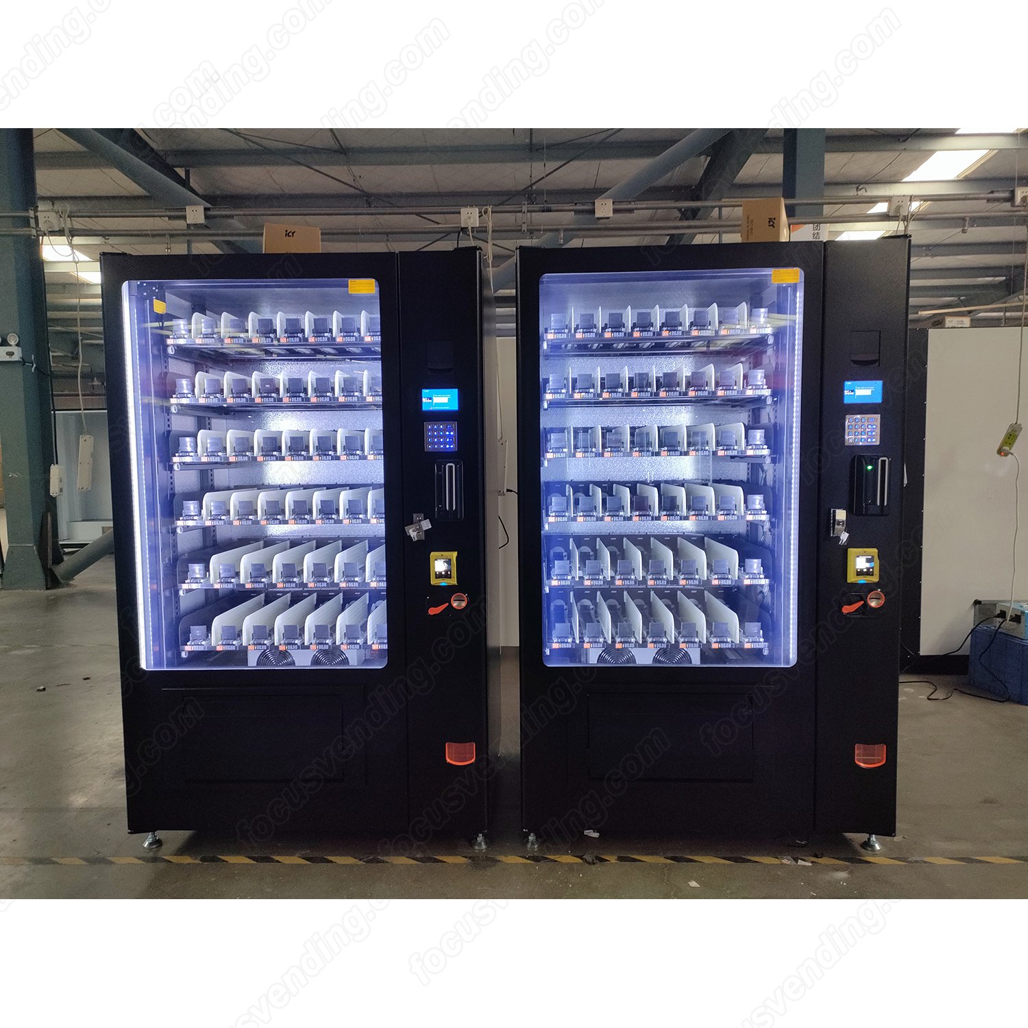 FOCUSVEND Customize game card vending machine for sell tattoo photo sticker accept coin bill card payment