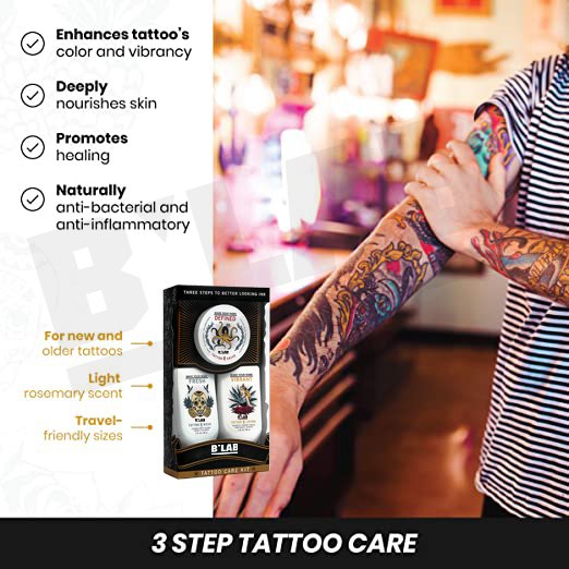 New Arrival from Body Art Skin Vegan Tattoo Aftercare Cream to Moisture Tattoo Aftercare Ointment Tattoos Kit