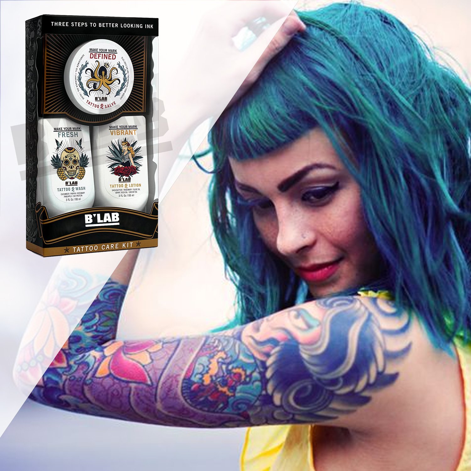 New Arrival from Body Art Skin Vegan Tattoo Aftercare Cream to Moisture Tattoo Aftercare Ointment Tattoos Kit