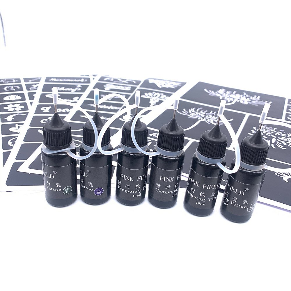 hot tattoo stick Tattoo with a hollow out inkjet template tattoo cream juice