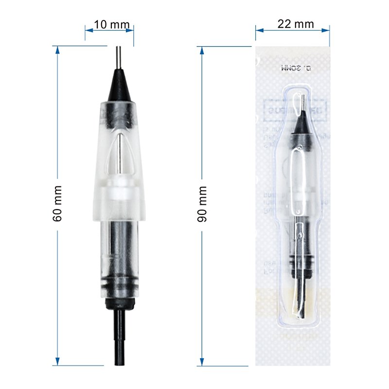 Newest Tattoo Machine Microblading Cartridge Needles Prevents Ink Backflow for Eyebrow Eyeliner Lip