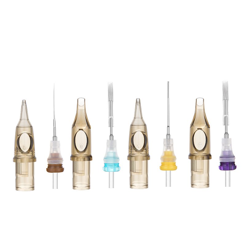 high quality premium brown permanent makeup tattoo needles cartridges