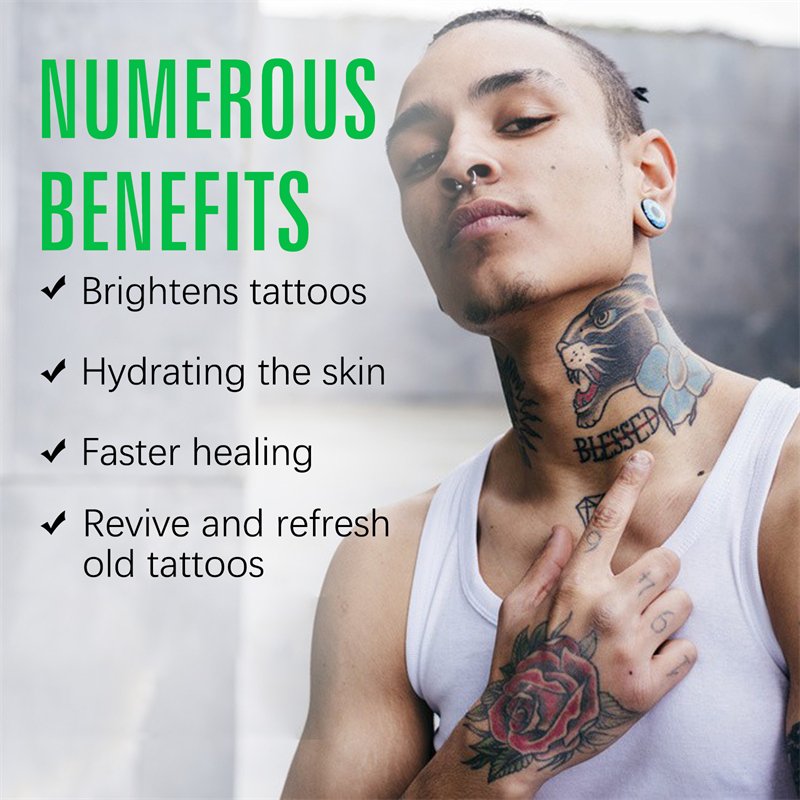 ELAIMEI tattoo care solution skin moisturizing brightening redness swelling sunburn repair soothing itch pain relieving aloe gel