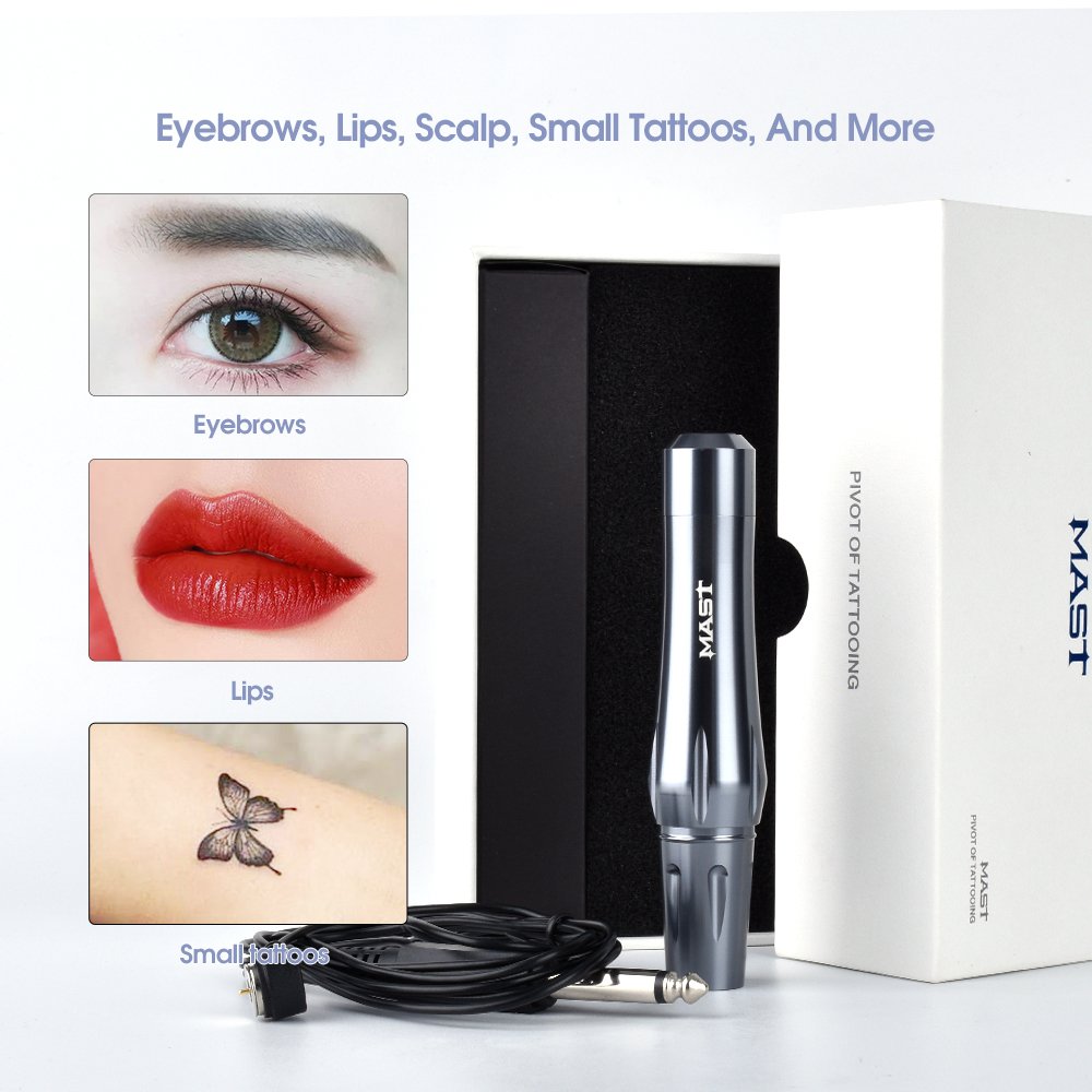 Wholesale Dragonhawk Mast P30 permanent make up pen tattoo Kit with Quality Power pack MAST HALO and Mast Pro Cartridge Needles