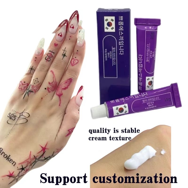 Commercial and Home Use Permanent Makeup Accessories Tattoo Ink for Eyebrows before Using Creams