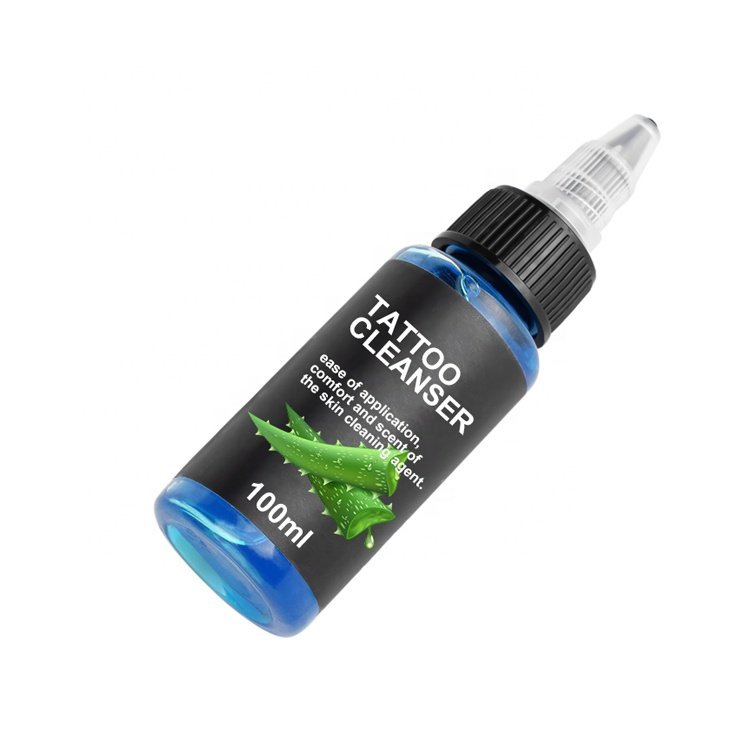 Private Label Natural Prevent Infection Scabs Brighten Lightening Tattoo Cleaning Aftercare Tattoo Foam Cleanser