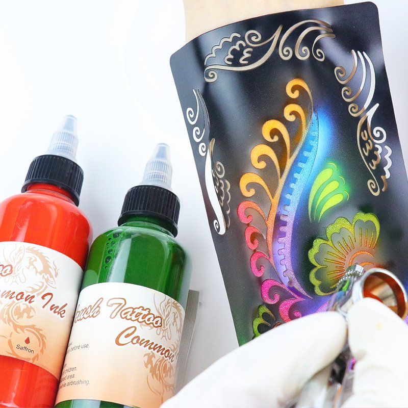 Water Proof Temporary Airbrush Tattoo Body Tattoo Paints With Vivid Colors