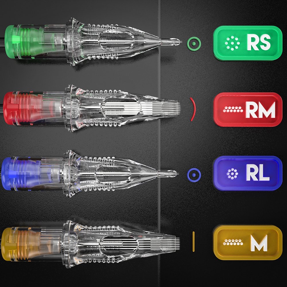 Disposable Sterilized Semi Permanent Makeup Tattoo Cartridge Needle Eyebrow Tattoo Pen Machine needles