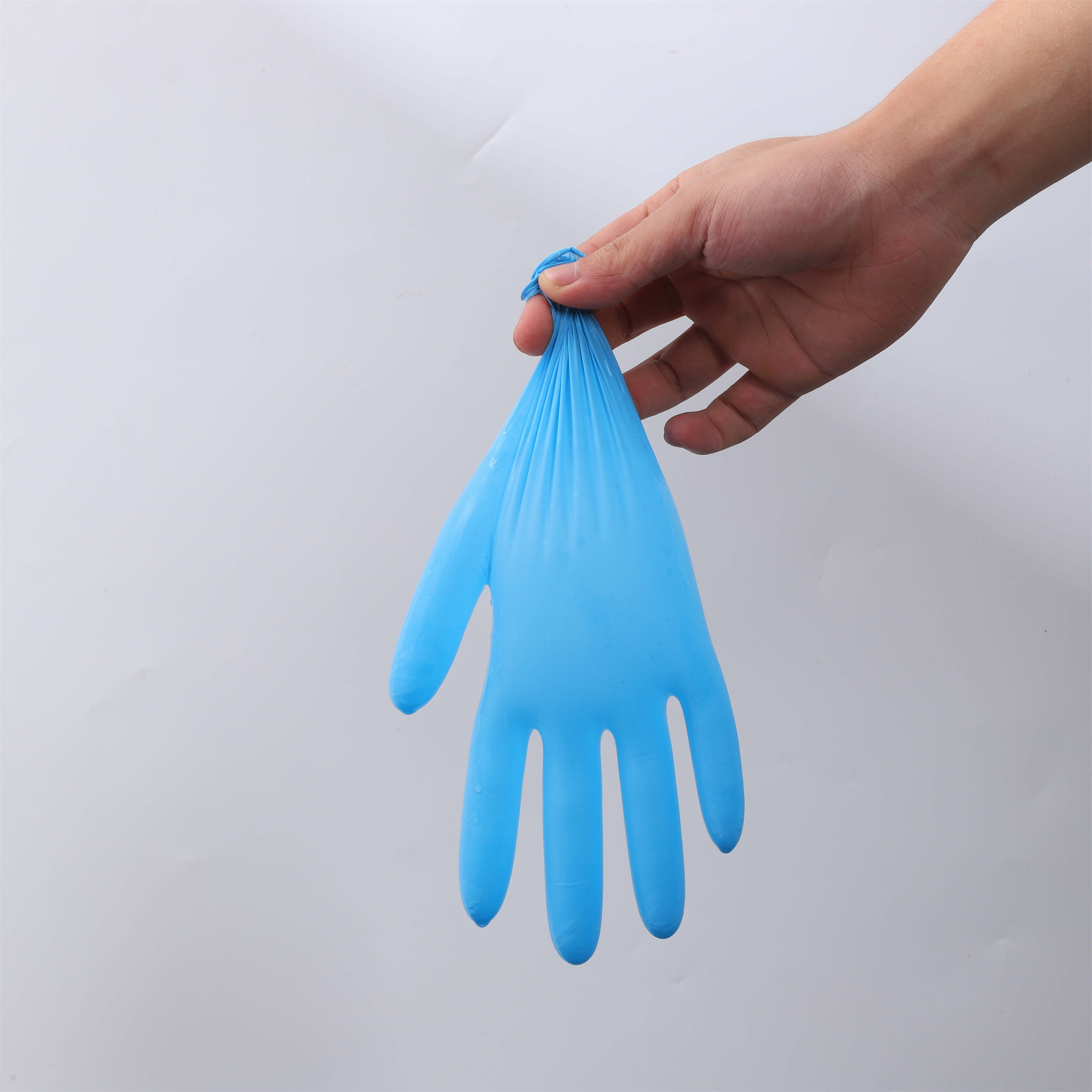 Stock in Warehouse Tattoo Eco-friendly Dishwashing White Disposable Powder Free Flexible Nitrile Gloves