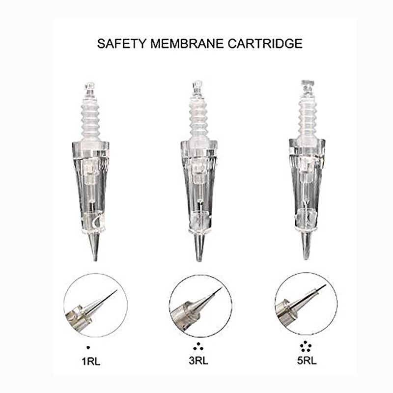 Disposable Pmu Sterilized Eyebrow Cartridge Tattoo Body Power Supply Machine Nano Sterile Textured 1rl cartridge Tattoo Needle