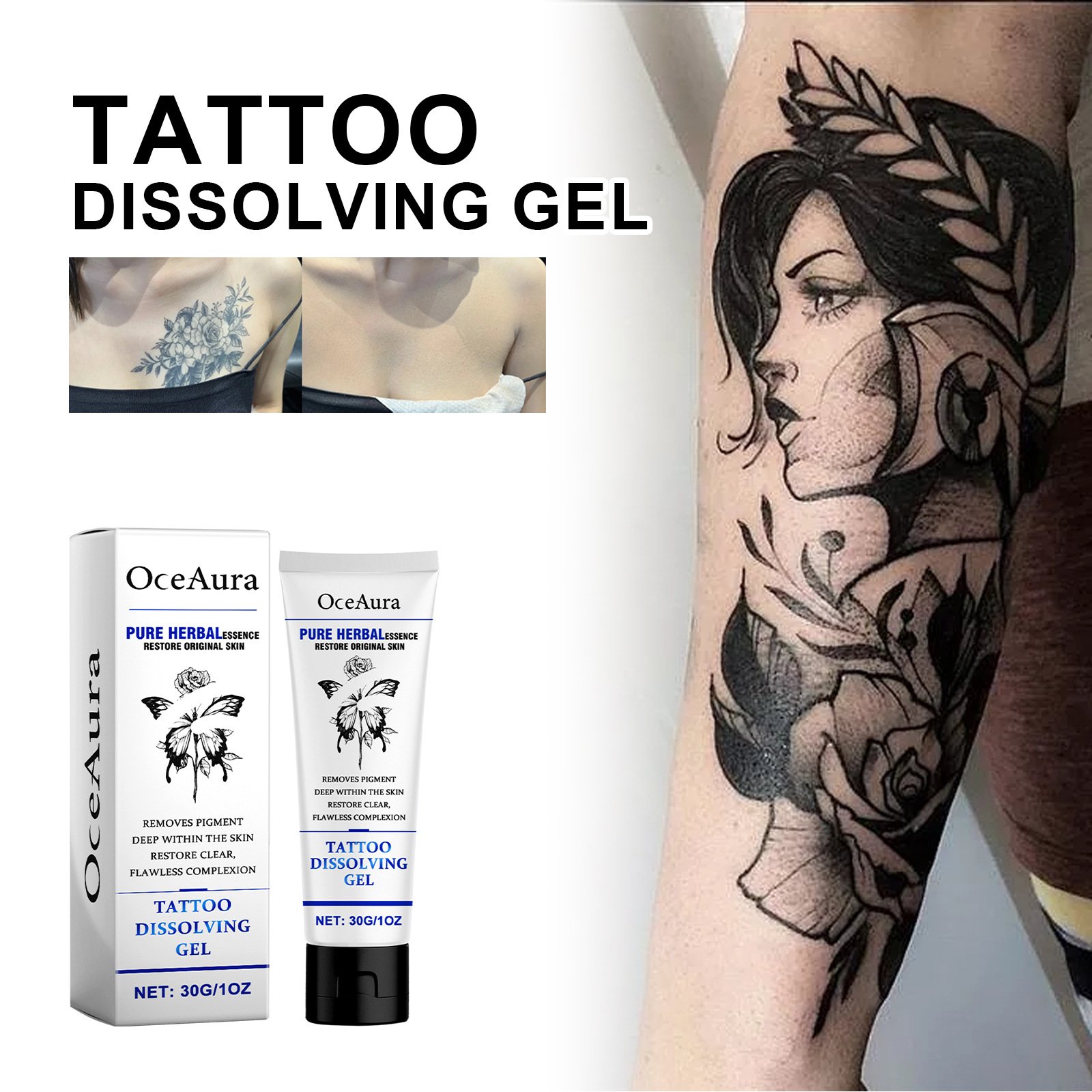 Tattoo Care Gel Moisturizes Tattoo skin Repair Skin Tattoo mark brightening care cream
