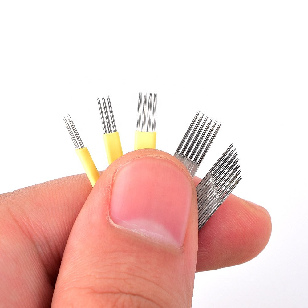 Nano Super Sharp tebori Microblading Needles Permanent Makeup Needle Eyebrow Manual Tattoo Needles Eyebrow makeup tools