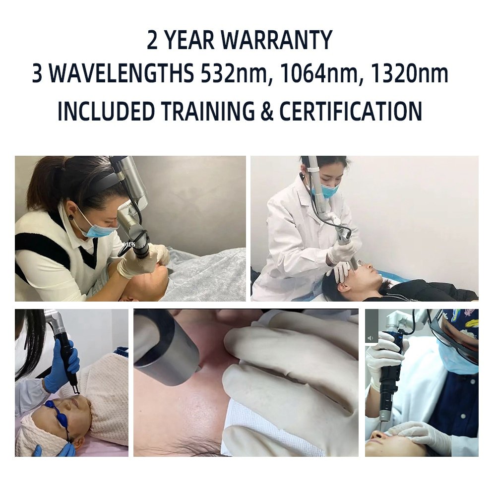 Professional Laser tattoo Cleaning Machine Korea Nd Yag Picosecond Laser Machine Msalon Equipment Sets tattoo Removal Laser