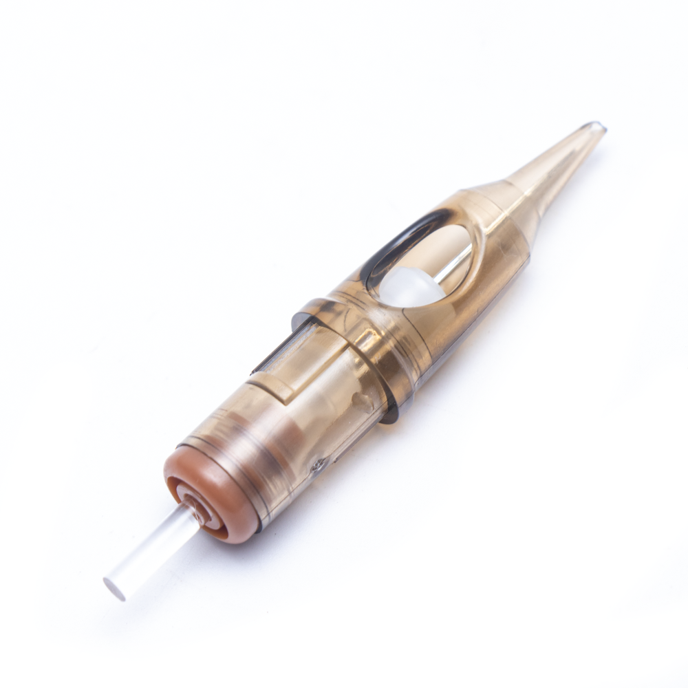 Customization Color Cartridge Tattoo Needle With Locating Ring Disposable Sterile Permanent Makeup Tattoo Cartridge Needle
