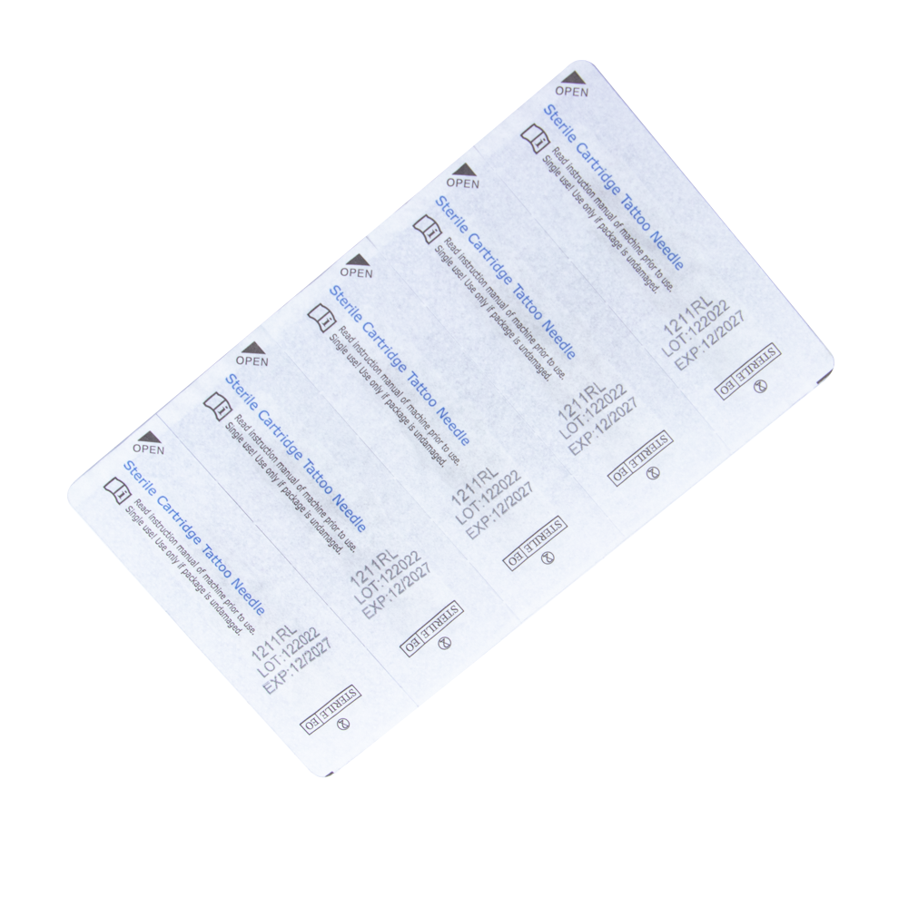 Customization Color Cartridge Tattoo Needle With Locating Ring Disposable Sterile Permanent Makeup Tattoo Cartridge Needle