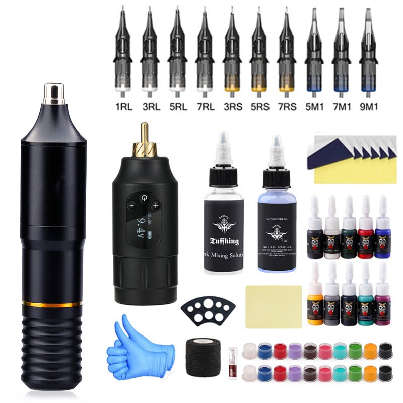 Factory direct professional complete full tattoo machine kit