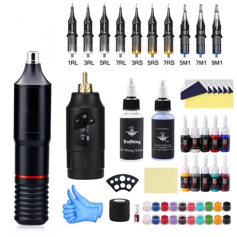 Factory direct professional complete full tattoo machine kit
