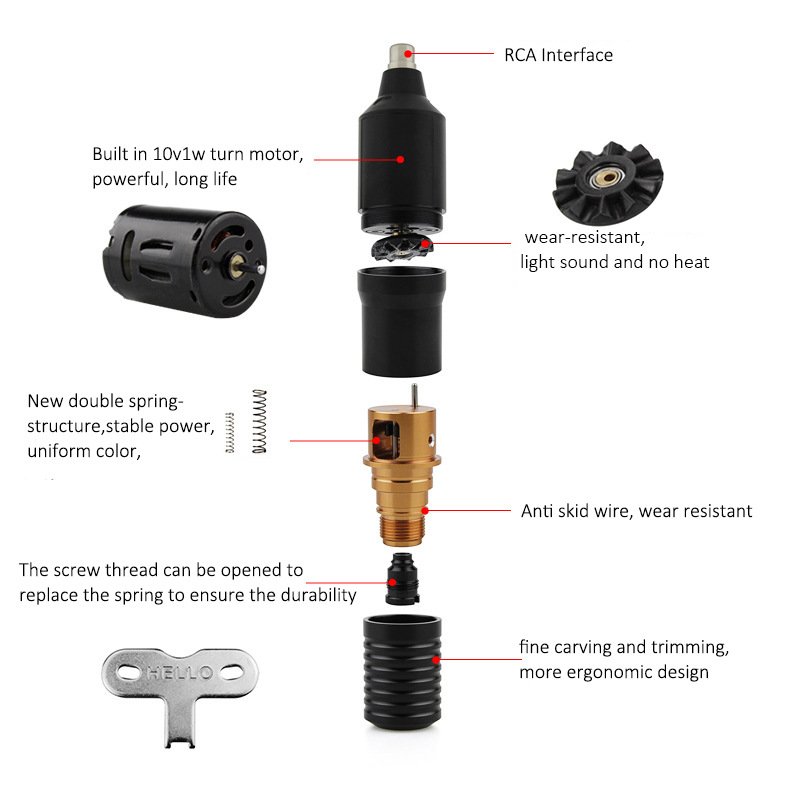 Factory direct professional complete full tattoo machine kit