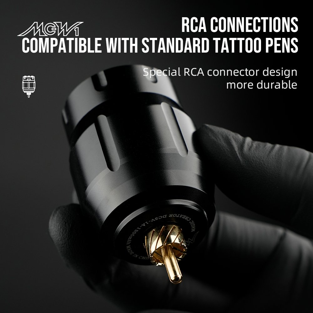 Wireless Tattoo Machine Kit Mini Power Supply Rotary Pen Machine With Briefcase Complete Tattoo Set