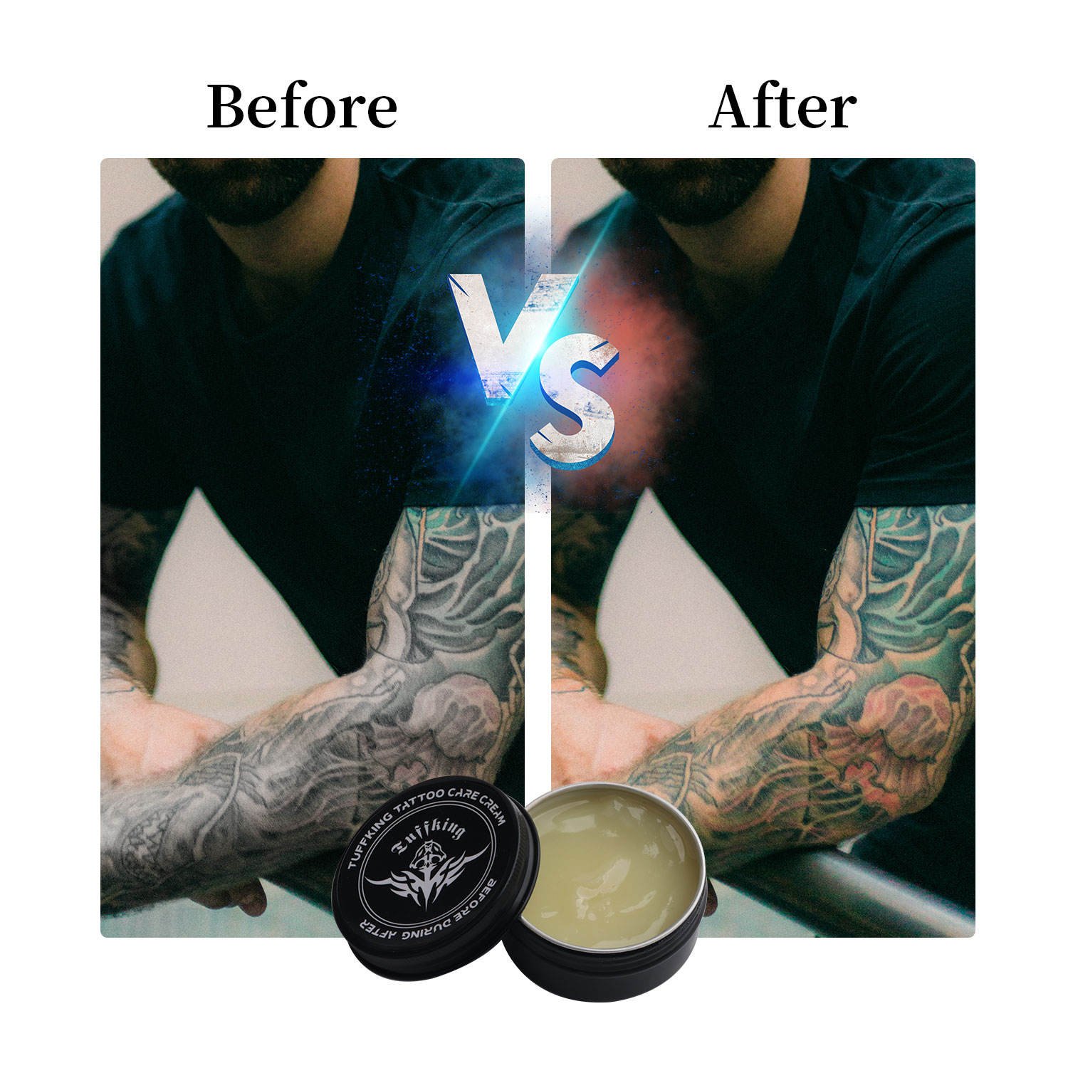 Wholesale Customize Quick Healing 100% Vegan Protects Tattoo Aftercare Balm Rejuvenates Tattoo Aftercare Butter