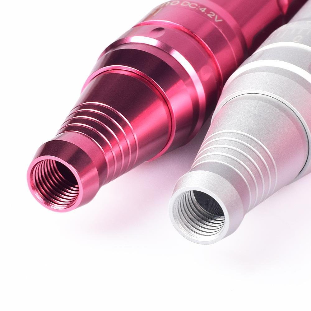 Wireless Permanent Makeup Eyebrows Pen Tattoo Rotary Machine Portable Pmu Machine Device Kit with 2 Replaceable Batteries