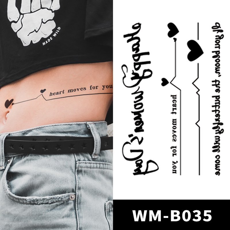 Wholesale Waterproof Skin Safe Long Lasting 15 Days Realistic Temporary Juice Ink Body Sticker Tattoo Semi Permanent