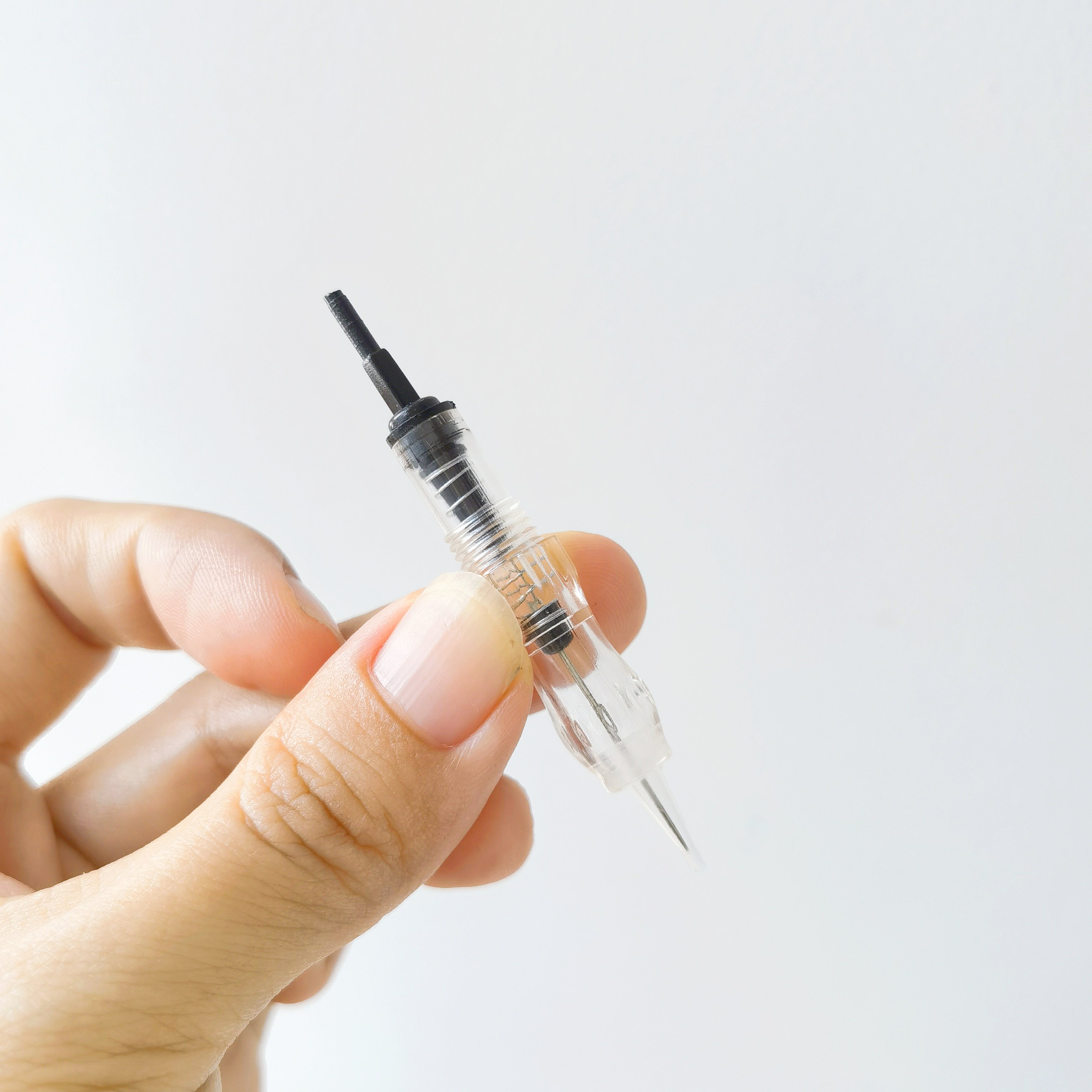 Backflow Screw Cartridge Needle Disposable 10pcs/box Tattoo Needle For Bmx Permanent Makeup Machine Black Pearl P300