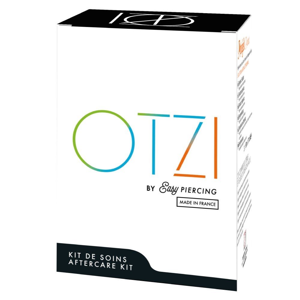 OTZI by Easypiercing PIERCING CARE KIT x3 SPRAYS 50ml - CLEANSING FOAM, SALINE & HYGIENIC SOLUTION, OPTIMUM PIERCING MAINTENANCE