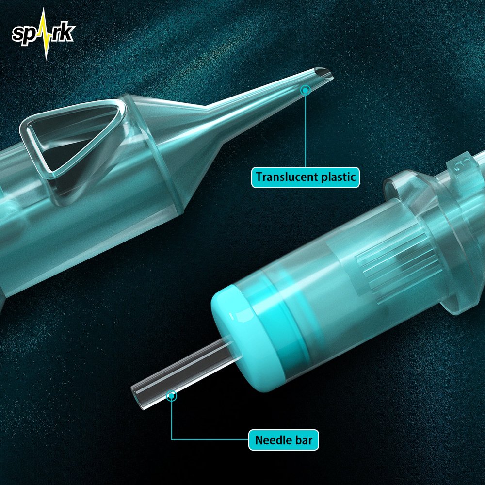 Spark Factory Custom Wholesale Tattoo Cartridges Premium 1RL 0.3/0.35MM Permanent Makeup Tattoo Cartridge Needle