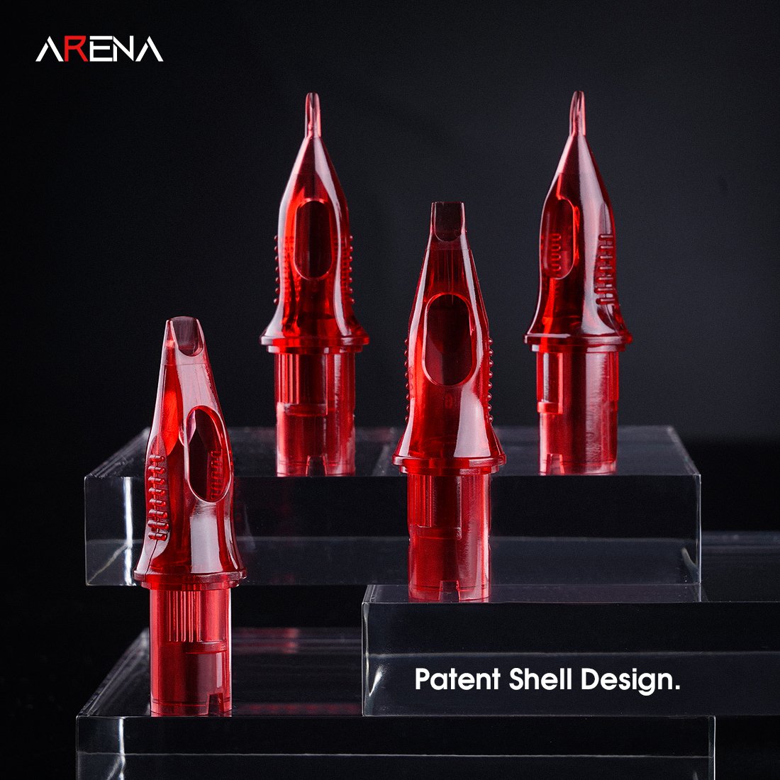 Wholesale Arena Red Universal Permanent MakeUp 3RL Tattoo Cartridge Needles 20psc/box