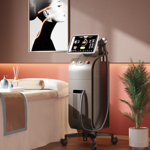 Diode Laser Hair Removal Machine 808nm 705nm 1064nm Ice 3 Wavelength Diode Laser For Hair Removal Beauty Equipment