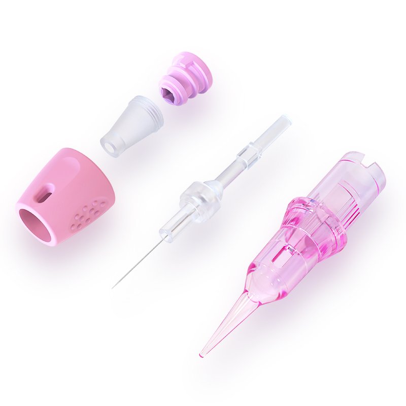 Biomaser Needle Cartridge Pink Permanent Makeup Cartridge Needles Tattoo Needles For All Universal Permanent Makeup Tattoo Pen