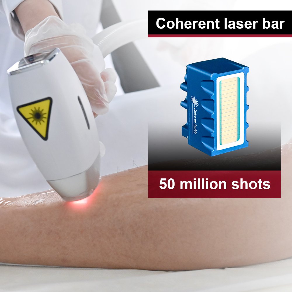 Ice Titanium hair removal laser diode 808nm aesthetic laser hair removal diode epilator device depilation machines professional