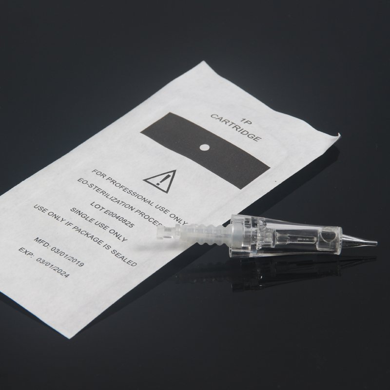 Permanent Makeup Cartridge Needles Safety Membrane Tattoo Microneedle For Eyebrow Microblading Shading