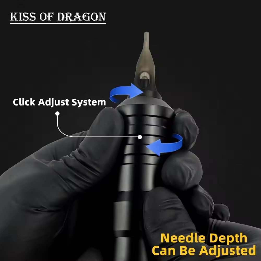 Ambition Hunter Professional Wireless Tattoo Machine Pen Set Tattoo Gun Full Complete Kit with Tattoo Cartridge Ink for Beginner