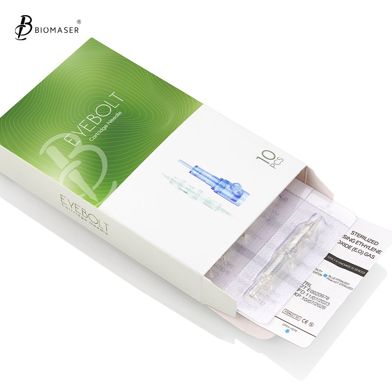 1R-0.18mm Nano Screw Cartridge Needle Biomaser Permanent Makeup Tattoo Needle Cartridge Eyebrow Permanent Makeup