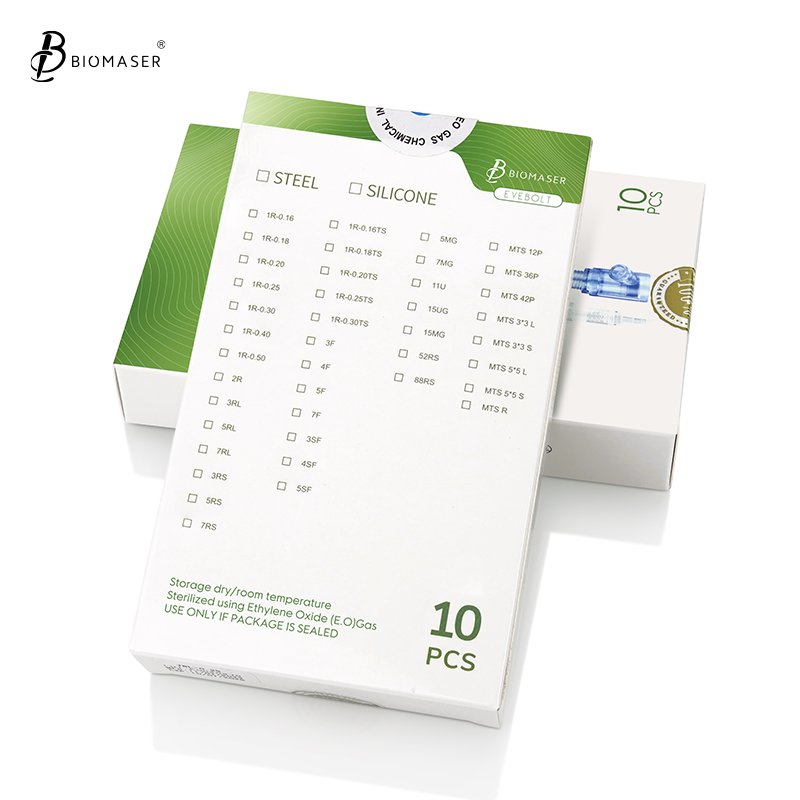 1R-0.18mm Nano Screw Cartridge Needle Biomaser Permanent Makeup Tattoo Needle Cartridge Eyebrow Permanent Makeup