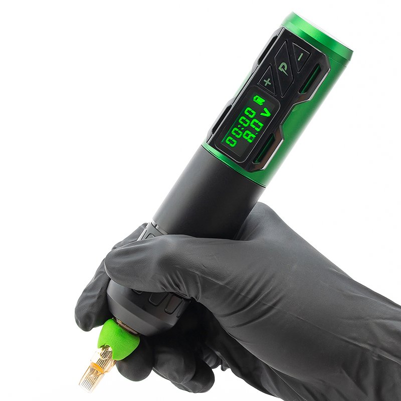 New product microblading permanent makeup pmu pen green motor cartridge wireless tattoo gun rotary tattoo machine set tools