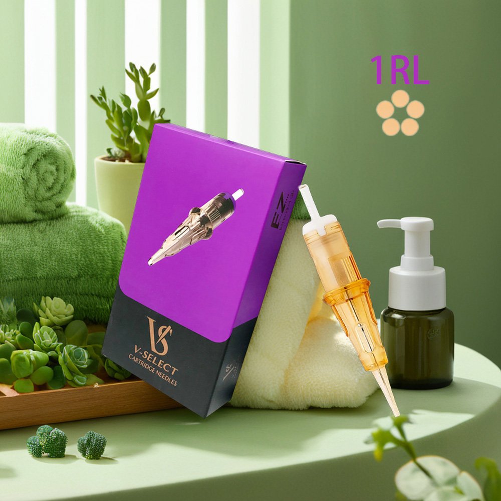 Wholesale EZ V select Aura universal 1RL Scalp micropigmentation permanent makeup tattoo needles cartridge tattoo for SMP