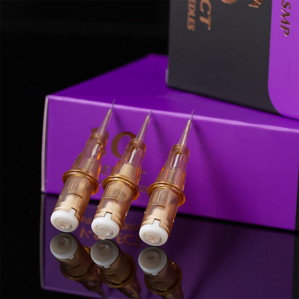 Wholesale EZ V select Aura universal 1RL Scalp micropigmentation permanent makeup tattoo needles cartridge tattoo for SMP
