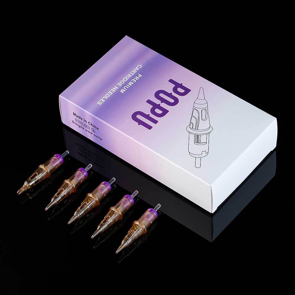 Wholesale POU Premium Tattoo Needle Cartridge CE RL RS SMP Sterilized and Permanent Makeup cartridge pmu cartridge needle