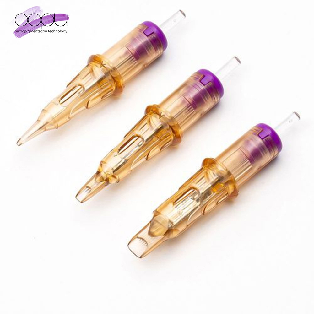 Wholesale POU Premium Tattoo Needle Cartridge CE RL RS SMP Sterilized and Permanent Makeup cartridge pmu cartridge needle