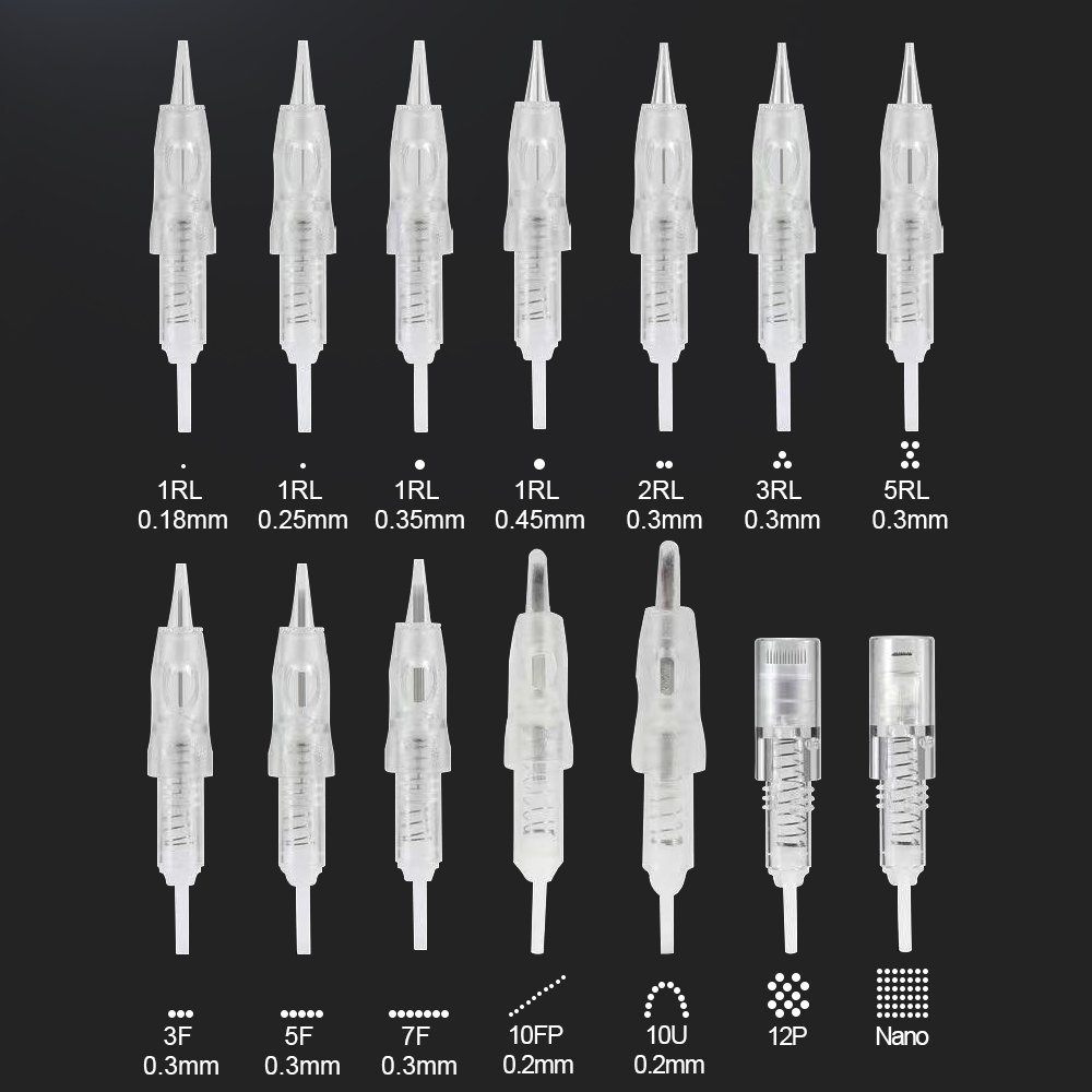 Safety Tattoo Needle Cartridge for permanent makeup Machine