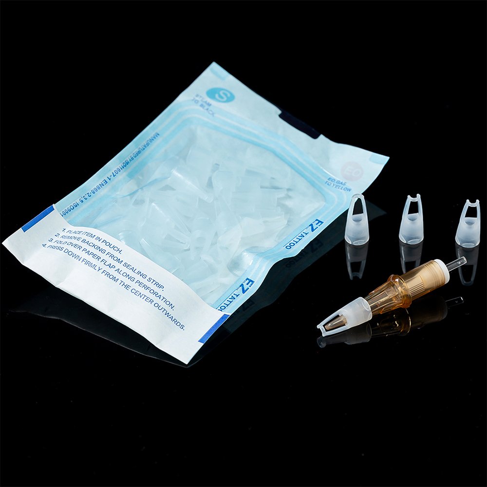 EZ V-select SMP Permanent makeup VS needles cartridge round tip cap tattoo needle cap